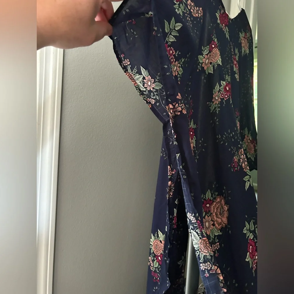 Torrid Floral Print Kimono - Picture 5 of 6